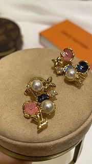Kitlife Louis Vuitton Botanica Earrings White Resin Pearls - 3