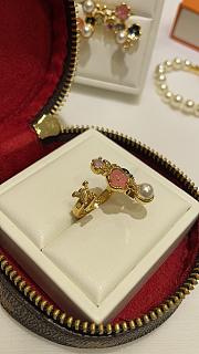 Kitlife Louis Vuitton Botanica Ring White Resin Pearl - 6