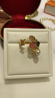 Kitlife Louis Vuitton Botanica Ring White Resin Pearl - 2