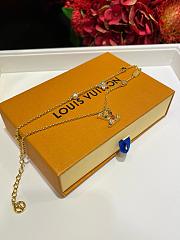 Kitlife Louis Vuitton Lady LV Colored Crystal Letter Bracelet - 5