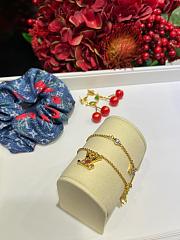 Kitlife Louis Vuitton Lady LV Colored Crystal Letter Bracelet - 6