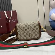 Kitlife Gucci Horsebit 1955 Mini Bag Brown Ebony 658574 20.5x14.5x5cm - 3