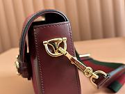 Kitlife Gucci Horsebit 1955 Mini Bag Red 658574 20.5x14.5x5cm - 5