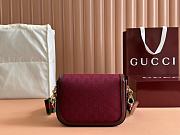 Kitlife Gucci Horsebit 1955 Mini Bag Red 658574 20.5x14.5x5cm - 4
