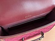 Kitlife Gucci Horsebit 1955 Mini Bag Red 658574 20.5x14.5x5cm - 3