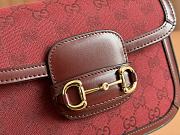 Kitlife Gucci Horsebit 1955 Mini Bag Red 658574 20.5x14.5x5cm - 2