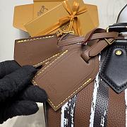 Kitlife Louis Vuitton Speedy P.9 Bandoulière 30 Bag Striped Brown & Black M21122 32x18x22.5cm - 5