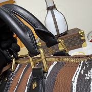 Kitlife Louis Vuitton Speedy P.9 Bandoulière 30 Bag Striped Brown & Black M21122 32x18x22.5cm - 4