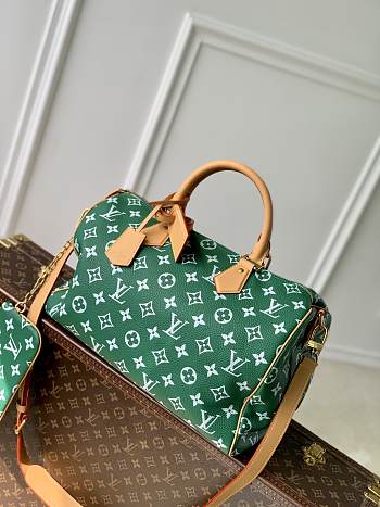 Kitlife Louis Vuitton Speedy P9 Bandoulière 40 Bag Dark Green M24417 40x26x23cm 