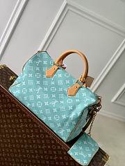 Kitlife Louis Vuitton Speedy P9 Bandoulière 40 Bag Blue Turquoise M11564 40x26x23cm - 1