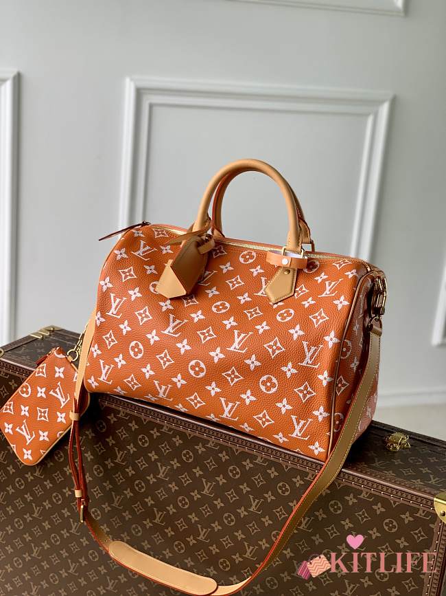 Kitlife Louis Vuitton Speedy P9 Bandoulière 40 Bag Orange M24417 40x26x23cm  - 1