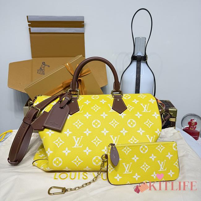 Kitlife Louis Vuitton Speedy P9 Bandoulière 40 Bag Yellow M13920 40x26x23cm - 1