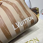 Kitlife Louis Vuitton Speedy P9 Bandoulière 40 Bag Striped Brown & Beige 40x26x23cm - 3