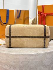 Kitlife Louis Vuitton Express MM Bag Beige Suede M26358 36x24x18.5cm - 6