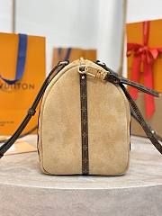 Kitlife Louis Vuitton Express MM Bag Beige Suede M26358 36x24x18.5cm - 2