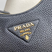 Kitlife Prada Crossbody Bag in Black Leather 1BH193 24x18x6cm - 2