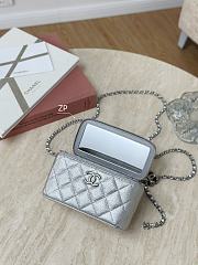Kitlife Chanel Vanity Case Silver 3940 17x9.5x8cm - 3