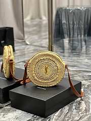 Kitlife Saint Laurent Borsa Bag In Natural Rafia 685601 21x21x4cm - 1