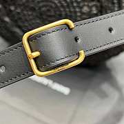 Kitlife Saint Laurent Borsa Bag In Black Rafia 685601 21x21x4cm - 4