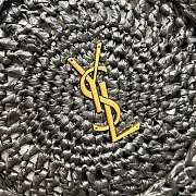 Kitlife Saint Laurent Borsa Bag In Black Rafia 685601 21x21x4cm - 3