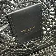 Kitlife Saint Laurent Borsa Bag In Black Rafia 685601 21x21x4cm - 2