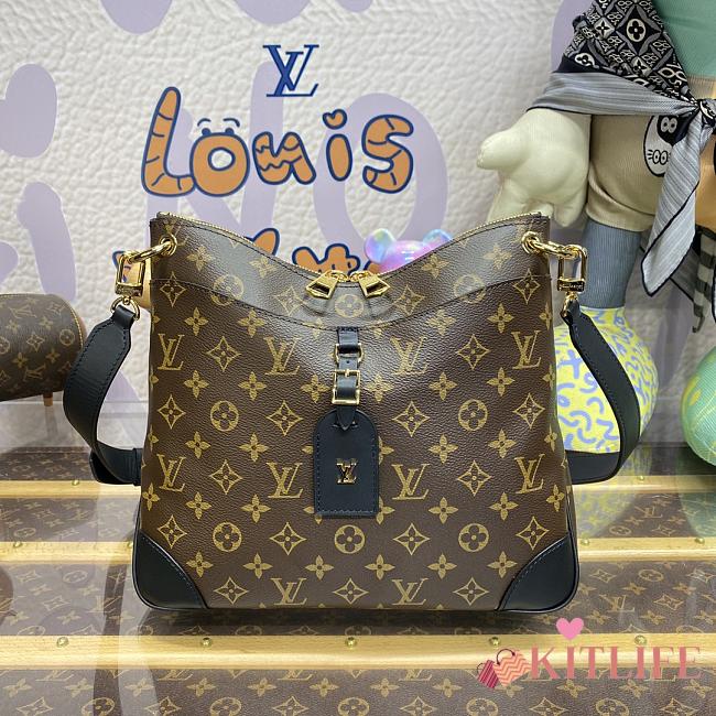 Kitlife Louis Vuitton Odéon MM Bag Brown & Black M45352 31x23.5x8.5cm - 1