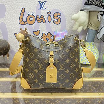 Kitlife Louis Vuitton Odéon MM Bag Brown & Beige M45355 31x23.5x8.5cm