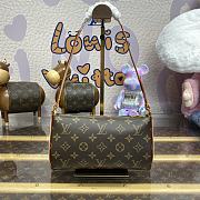 Kitlife Louis Vuitton Pochette Tirette Bag Brown M12859 22x12x5.5cm - 2