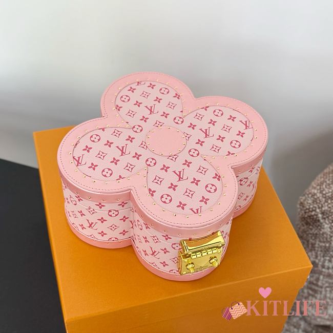 Kitlife Louis Vuitton Blooming Box Case Pink M11117 25cm×11cm - 1