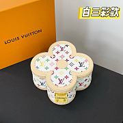 Kitlife Louis Vuitton Blooming Box Case White Multicolor M11117 25cm×11cm - 1