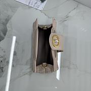 Kitlife Dior Jolie Top Handle Mini Chain Bag Pink 18.5x13x8.5cm - 2