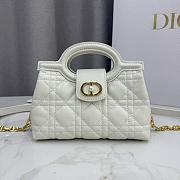 Kitlife Dior Jolie Top Handle Mini Chain Bag White 18.5x13x8.5cm - 1