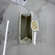 Kitlife Dior Jolie Top Handle Mini Chain Bag White 18.5x13x8.5cm - 6