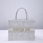 Kitlife Dior Gold & Cream Butterfly Bandanna Motif Book Tote 36.5x28x14cm - 1