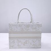 Kitlife Dior Gold & Cream Butterfly Bandanna Motif Book Tote 36.5x28x14cm - 6