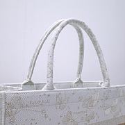 Kitlife Dior Gold & Cream Butterfly Bandanna Motif Book Tote 36.5x28x14cm - 5