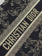 Kitlife Dior Gold & Black Butterfly Bandanna Motif Book Tote 36.5x28x14cm - 5