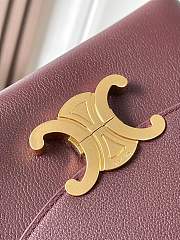 Kitlife Celine Teen Nino Bag In Burgundy Smooth Satinated Calfskin 118113 20.5x13x8cm - 2