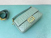 Kitlife Fendi Baguette Mint Green Lambskin Leather Bag 26x13x6cm - 5