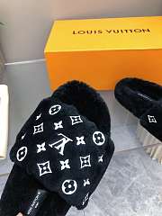 Kitlife Louis Vuitton Wool Slippers Black - 2