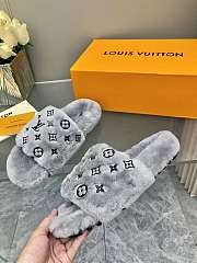 Kitlife Louis Vuitton Wool Slippers Grey - 6