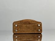 Kitlife Balenciaga Rodeo Mini Handbag in Camel Suede And Smooth Calfskin 22x10x8cm - 4