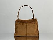 Kitlife Balenciaga Rodeo Small Handbag in Camel Suede And Smooth Calfskin 29x20x10cm - 6