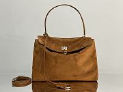 Kitlife Balenciaga Rodeo Medium Handbag in Camel Suede And Smooth Calfskin 35x23x11cm - 1