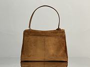 Kitlife Balenciaga Rodeo Medium Handbag in Camel Suede And Smooth Calfskin 35x23x11cm - 5