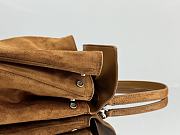 Kitlife Balenciaga Rodeo Medium Handbag in Camel Suede And Smooth Calfskin 35x23x11cm - 2