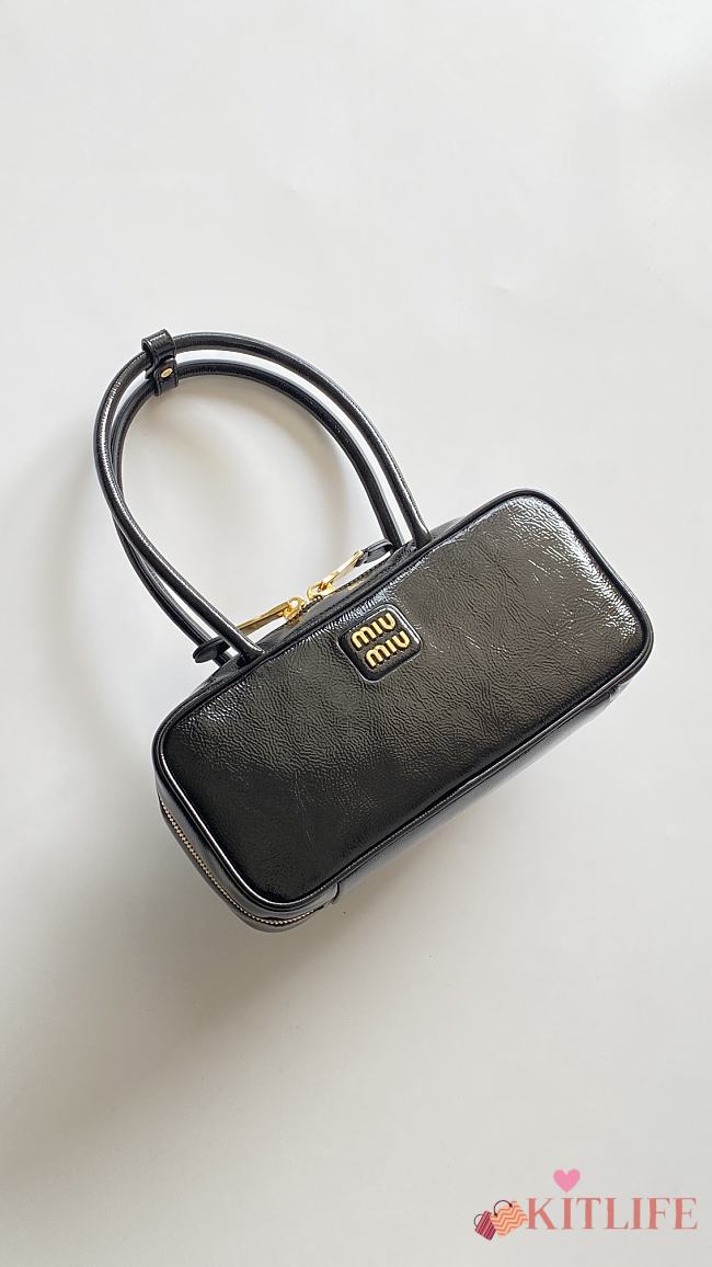 Kitlife Miu Miu Beau Tote Bag Black 28x12x8.5cm - 1