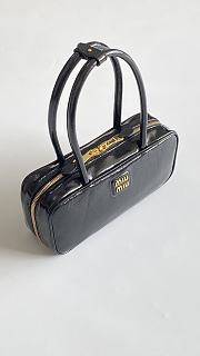 Kitlife Miu Miu Beau Tote Bag Black 28x12x8.5cm - 3