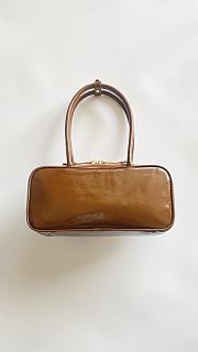 Kitlife Miu Miu Beau Tote Bag Brown 28x12x8.5cm - 6