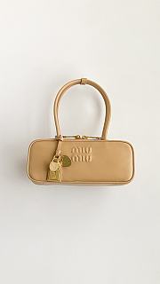 Kitlife Miu Miu Beau Tote Bag Beige 28x12x8.5cm - 1